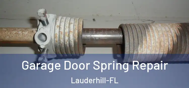 Garage Door Spring Repair Lauderhill-FL